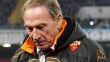 Zdenek Zeman, entrenador del Roma.