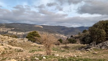 El Paso del Aire, en el Puerto de las Palomas de la Sierra de Cazorla