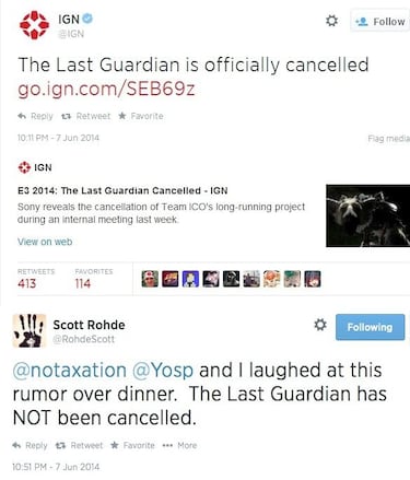 "The Last Guardian no ha sido cancelado"