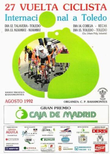 Cartel de la Vuelta a Toledo de 1992