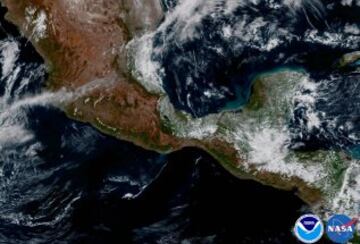 La precisión de las imágenes captadas por GOES-16 es capaz de tomar los distintos niveles marinos.