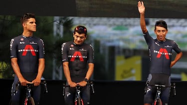 27/08/20 TOUR DE FRANCIA 2020 SALIDA DE NIZA SEGURIDAD CORONAVIRUS PRESENTACION DE EQUIPOS EGAN BERNAL AMADOR