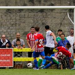 Djuka le da el triunfo al Sporting sobre un Racing que no mereció perder