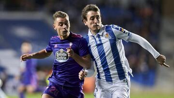 Kevin Vázquez, lateral del Celta de Vigo.