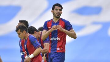  Vladimir Moragrega celebrates his goal 1-0 of Atlante during the game Atlante vs Tepatitlan FC, corresponding to the eighth round match of the Torneo 2021 Guard1anes of the Liga de Expansion MX, at Ciudad de los Deportes Stadium, on March 07, 2021.
 
 &lt;br&gt;&lt;br&gt;
 
 Vladimir Moragrega celebra su gol 1-0 de Atlante durante el partido Atlante vs Tepatitlan FC, correspondiente a la jornada 08 del Torneo Guard1anes 2021 de la Liga de Expansion MX, en el Estadio Ciudad de los Deportes, el 07 de Marzo de 2021.