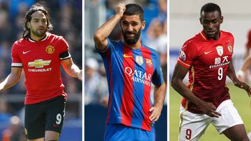 Falcao, Arda y Jackson. 