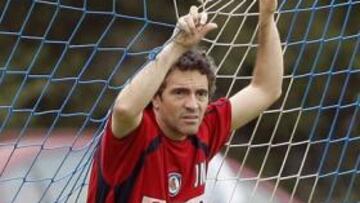 <b>SATISFECHO. </b>Lillo, medita en un entrenamiento. El técnico dice que llegó en un momento crítico.