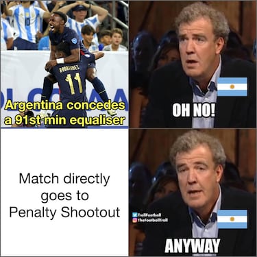 Los memes no perdonan a Messi tras su fallo a lo Penenka