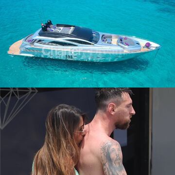 Foto del yate: TOMADA DE:  SUPERYACHTCHARTER / Foto de ANTONELLA Y MESSI: TOMADA DE: THE SUN Y FILMADA POR: CHAPOTEO