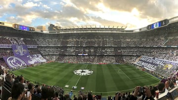 Estadio Santiago Bernabéu.