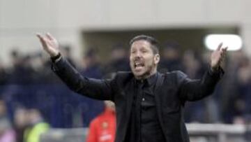 Simeone: "Hablaré de la Liga cuando queden cinco jornadas"