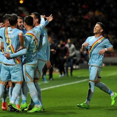 El Rayo puntúa más con los de arriba que con los de abajo