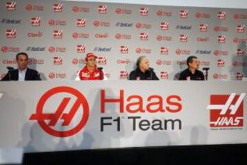 Así fue la presentación de Esteban Gutiérrez con Haas