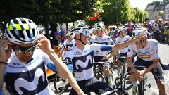 Los españoles en el Tour: Mas y Rodríguez se dejan más segundos