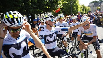 Los españoles en el Tour: Mas y Rodríguez se dejan más segundos