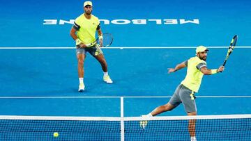 Juan Sebastián Cabal y Robert Farah en la pasada edición del Australian Open