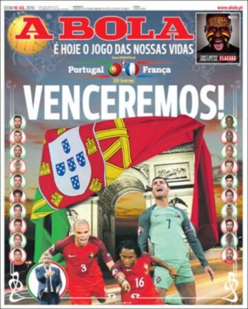 Portadas de la prensa mundial