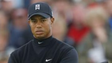 <b>FUERA. </b> Tiger Woods no pasó el corte de un grande por segunda vez en su carrera.