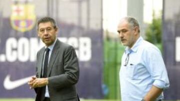 Bartomeu, con Zubizarreta.