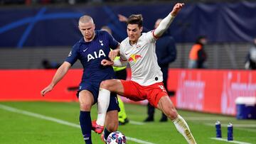Patrik Schick con el Leipzig.
