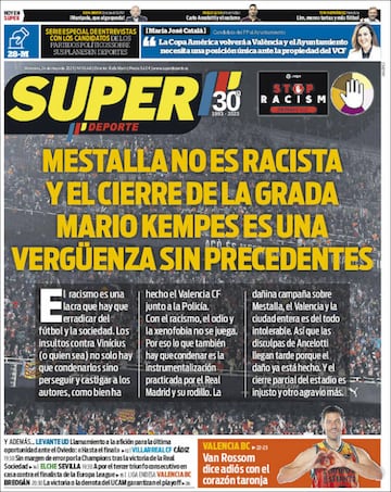 “Es una vergüenza sin precedentes”: la prensa de Valencia estalla