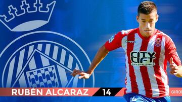 Rubén Alcaraz renueva con el Girona hasta junio de 2018