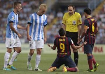 Liga Bbva. Málaga - Barcelona.