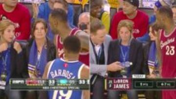 Si te vas a meter con LeBron... ¡que por lo menos no te vea!