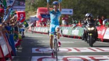 Fabio Aru, vencedor en San Miguel de Aralar.