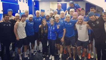 La madre coraje del Leganés ficha al plantel contra el cáncer