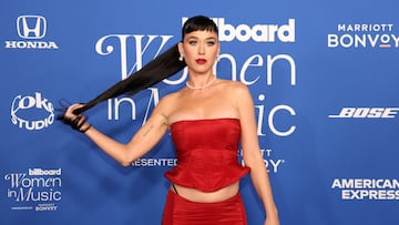 Katy Perry durante los Billboard Women in Music Awards.