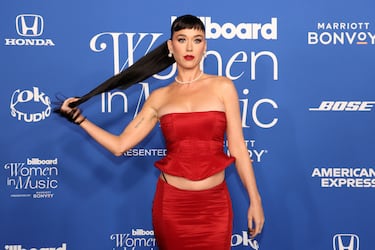 Katy Perry durante los Billboard Women in Music Awards.