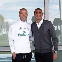 Trezeguet visita a Zidane: "El Real Madrid es el equipo a batir"