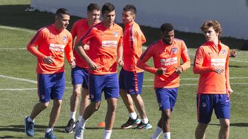 10/03/19
 VITOLO , GIMENEZ , RODRIGO , LEMAR , GRIEZMANN
 ENTRENAMIENTO ATLETICO DE MADRID