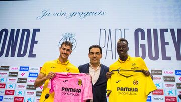 Pape Gueye y Diego Conde, nuevos jugadores del Villarreal.