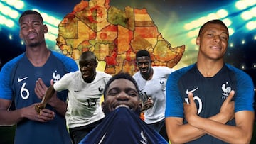 El origen de Francia finalista: 14 'africanos' a dominar el mundo
