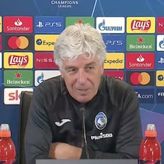 Gasperini: "Menos mal que Zidane no jugará mañana"