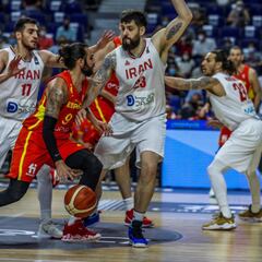 España gana por segunda vez consecutiva a Irán