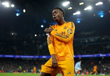 Vinicius Junior, se?ala, en un gesto muy de Cristiano, su futuro.