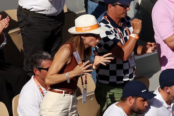 Virginia Garfia Escandon en la final de Roland Garros 2024 disputada en la pista Court Philippe Chatrier de París.