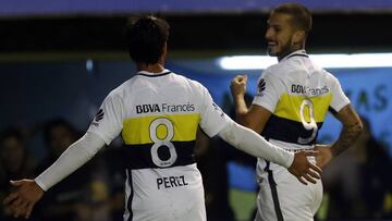 Buenos Aires, 20 de mayo 2017
 Torneo Argentino 
 Boca Juniors  vs Newell`s All Boys por la fecha 25 en el Estadio Alberto J Armando.
 Festejo de gol  Dario Benedetto de Boca Juniors
 Foto Ortiz Gustavo
 
 
 