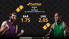 Barça vs. Unicaja: horario, dónde ver, pronósticos, estadísticas y clasificación