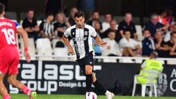 01-12-23. JONY RODRÍGUEZ, EN UN PARTIDO CON EL FC CARTAGENA ESTA TEMPORADA.