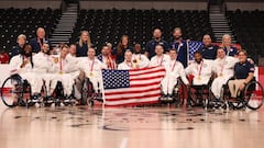Which athletes are carrying the flag for Team USA at the opening of the Paris 2024 Paralympic Games?