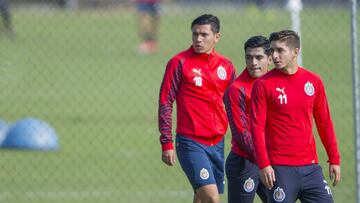 Entrenamiento del equipo Chivas desde las instalaciones de Verde Valle.