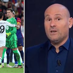 Palo inmisericorde de Mateu Lahoz a Gil Manzano por el Clásico