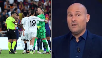 Palo inmisericorde de Mateu Lahoz a Gil Manzano por el Clásico