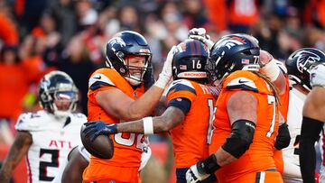 Denver Broncos quarterback Bo Nix led them to victory over the Atlanta Falcons with four touchdown passes in Sunday's Week 11 game.