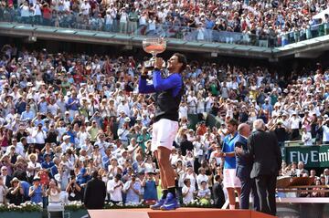 Rafa Nadal ha hecho historia tras ganar a Wawrinka por 6-2, 6-3 y 6-1 su décimo título del Gran Slam francés.