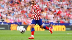 Antoine Griezmann of Atletico de Madrid during the La Liga match between Atletico de Madrid and Girona FC at Wanda Metropolitano Stadium in Madrid, Spain. (Photo by DAX Images/NurPhoto via Getty Images)
